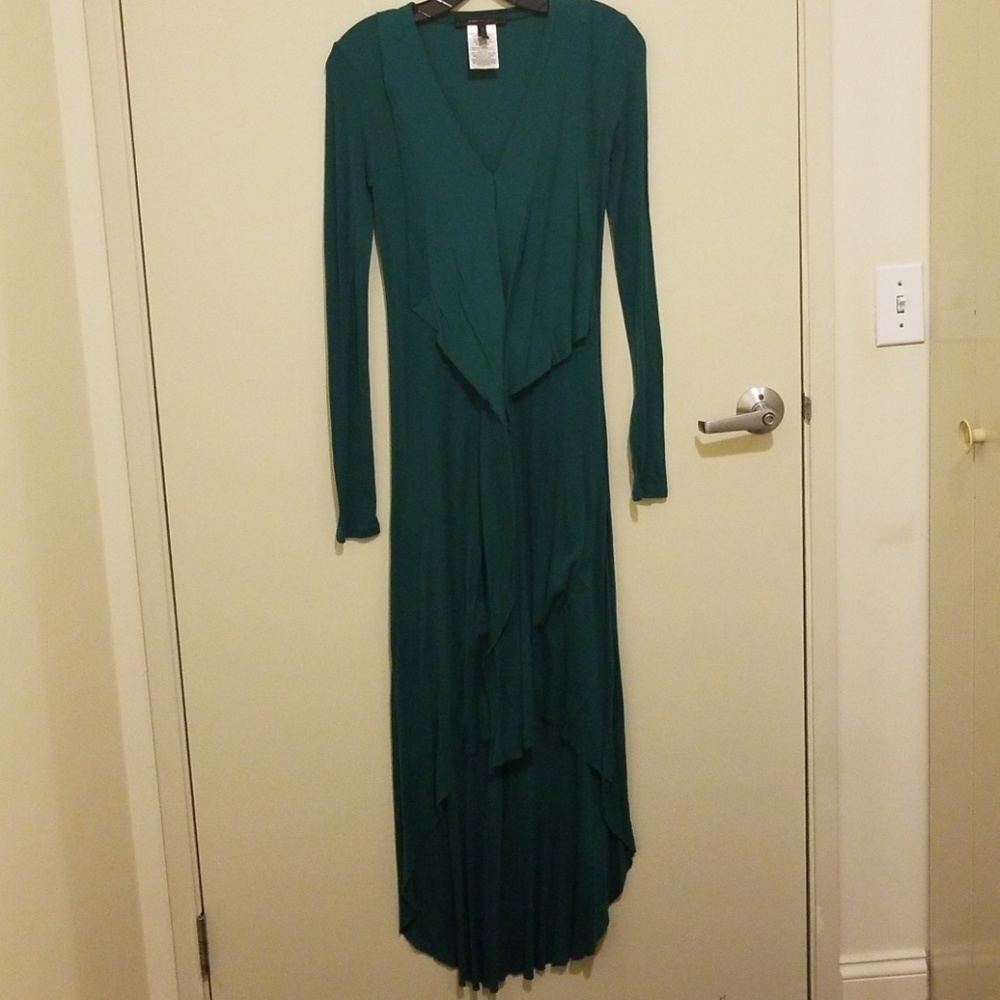 Emerand green hi-lo BCBG dress
